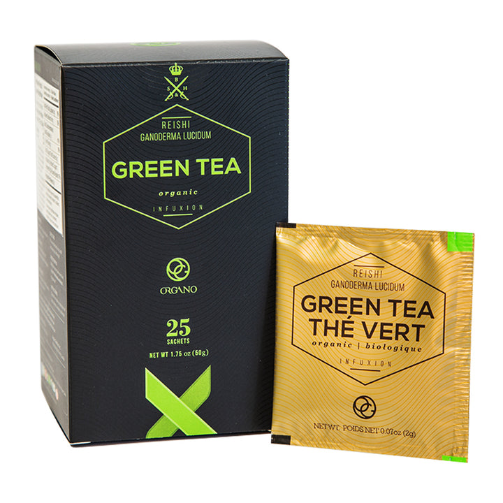 Organo™ Organic Green Tea with Ganoderma - 2g x 25 sachets