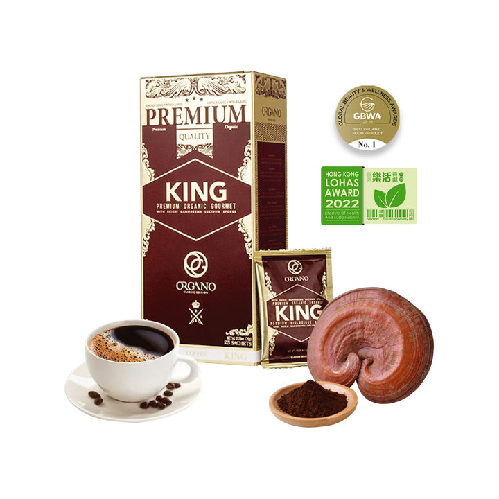 Organo™ Premium Gourmet Organic King of Coffee (with Ganoderma Spores) - 3g x 25 sachets